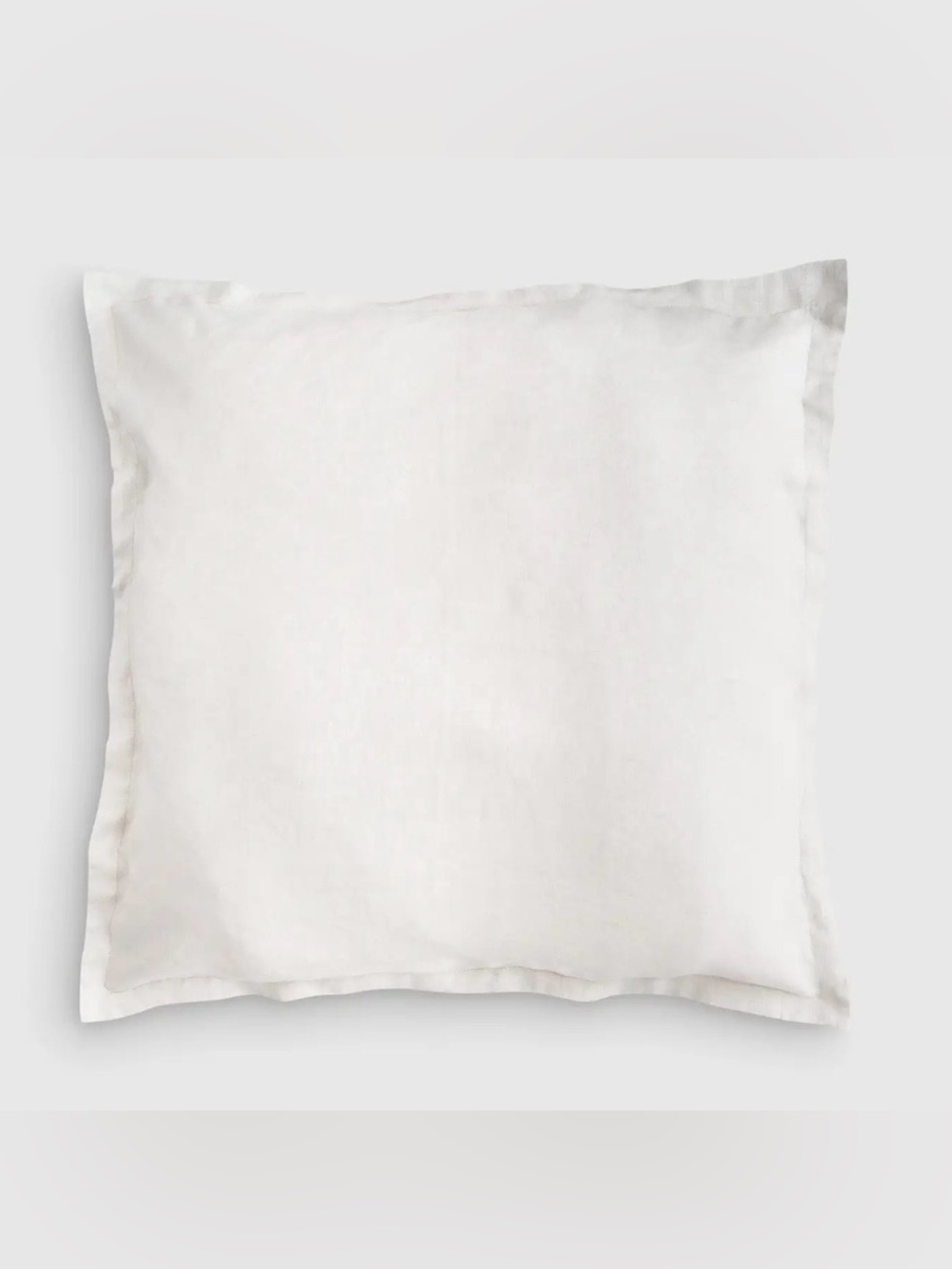 NWT Quince European Linen Euro Sham, 26X 26 (White)